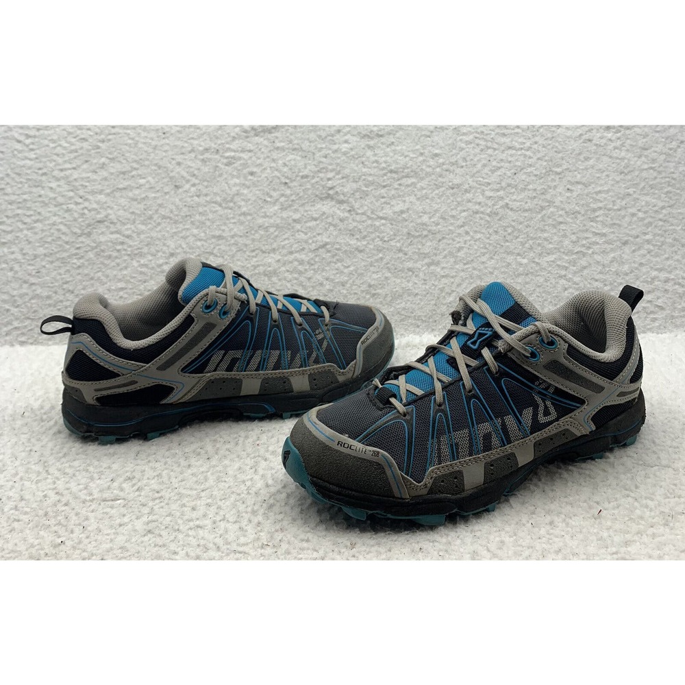Inov-8 Cross Trainers Womens 8 Mens 6.5 Roclite 268 Trail Running Blue Gray‎